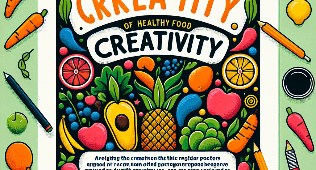 Kreativitas dalam Desain Poster Makanan Sehat untuk Menarik Minat Konsumen