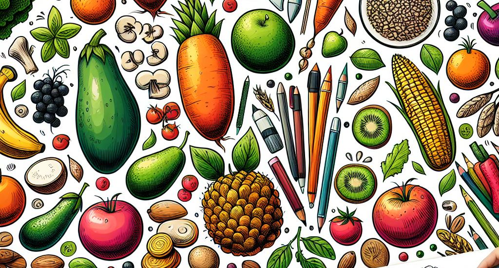 Poster Makanan Sehat Kreatif dan Mudah untuk Digambar